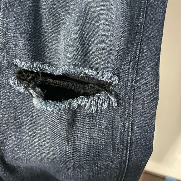 Pistola Audrey Mid Rise Skinny Distressed Jean in Vintage Inspired Dark Wash 26 - Picture 6 of 7